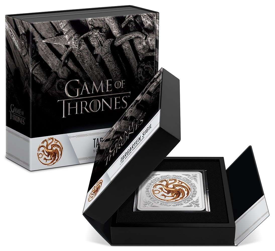 Targaryen Sigil 1oz Silver Medallion