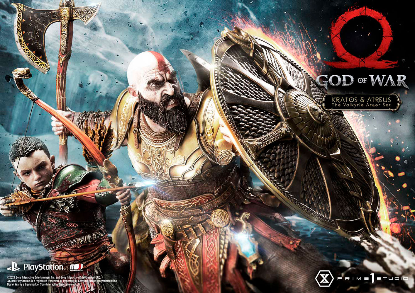 Kratos & Atreus (The Valkyrie Armor Set) Collector Edition - Prototype Shown