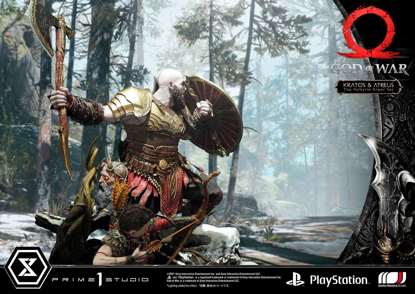 Kratos & Atreus (The Valkyrie Armor Set) Collector Edition - Prototype Shown