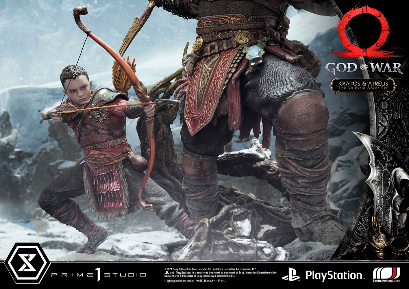 Kratos & Atreus (The Valkyrie Armor Set) Collector Edition - Prototype Shown