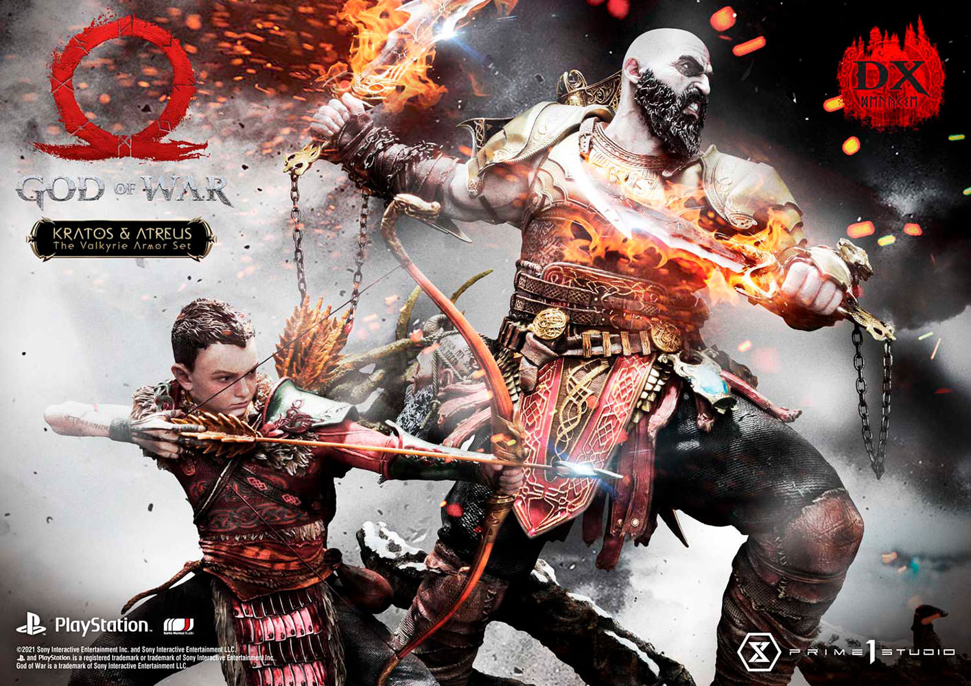 Kratos & Atreus (The Valkyrie Armor Set) Deluxe Version