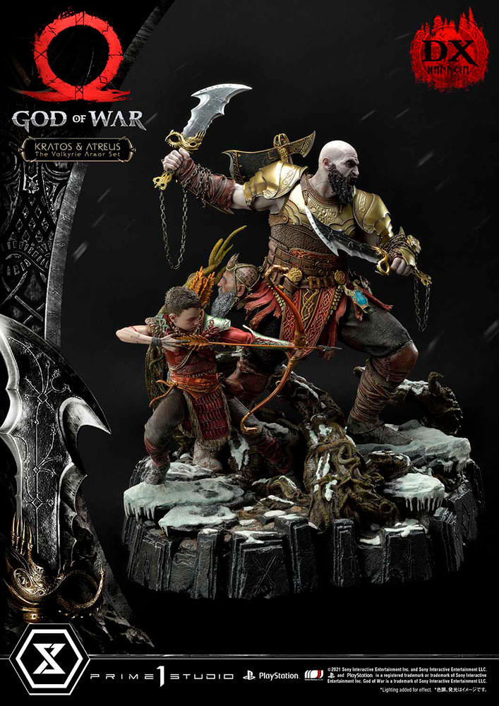 Kratos & Atreus (The Valkyrie Armor Set) Deluxe Version