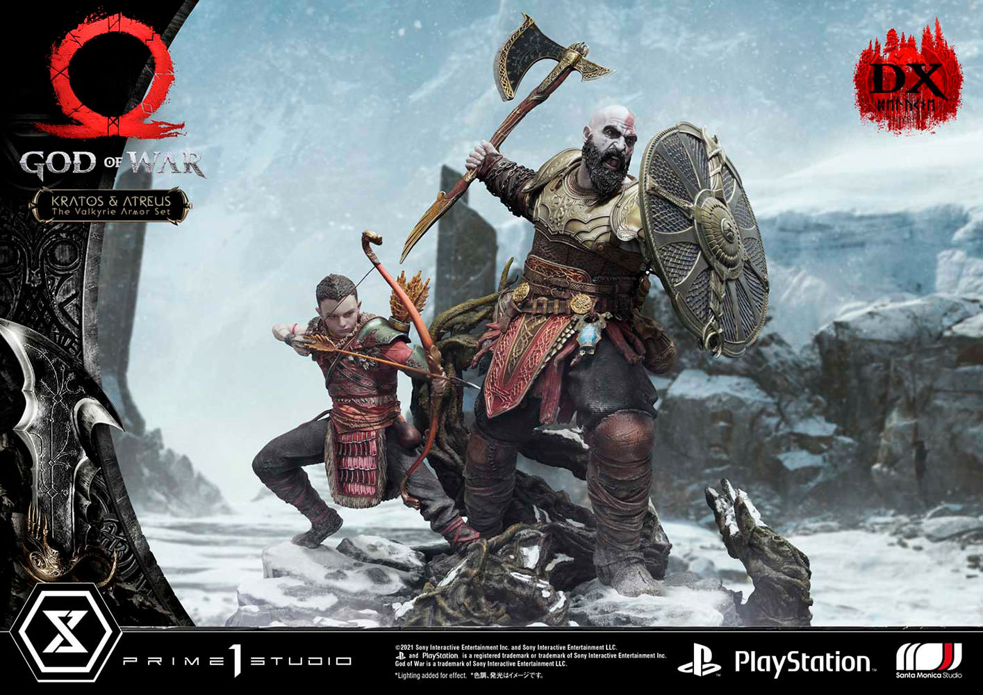 Kratos & Atreus (The Valkyrie Armor Set) Deluxe Version