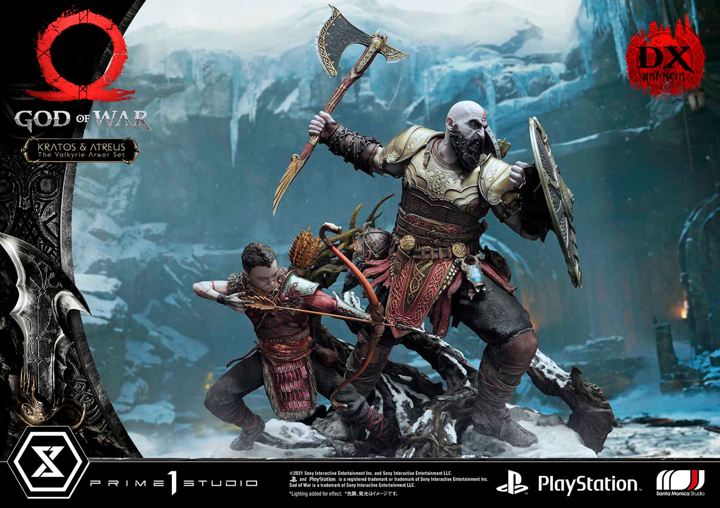 Kratos & Atreus (The Valkyrie Armor Set) Deluxe Version