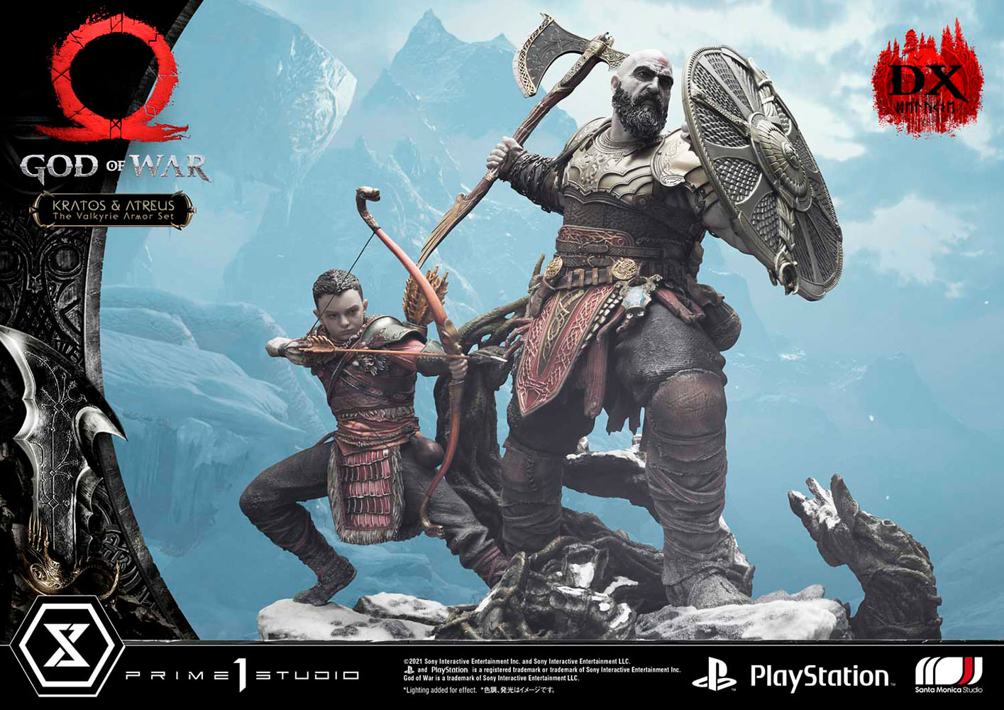 Kratos & Atreus (The Valkyrie Armor Set) Deluxe Version