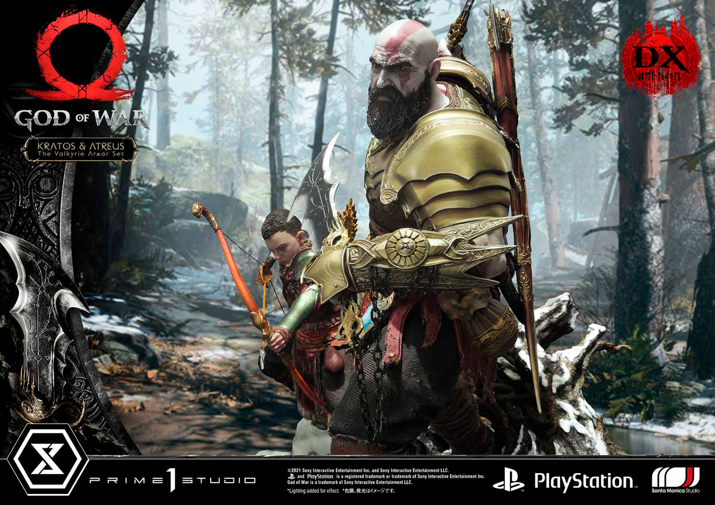 Kratos & Atreus (The Valkyrie Armor Set) Deluxe Version