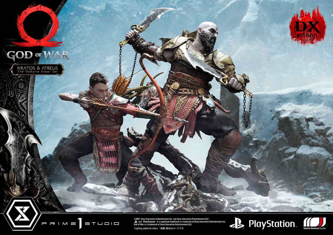 Kratos & Atreus (The Valkyrie Armor Set) Deluxe Version