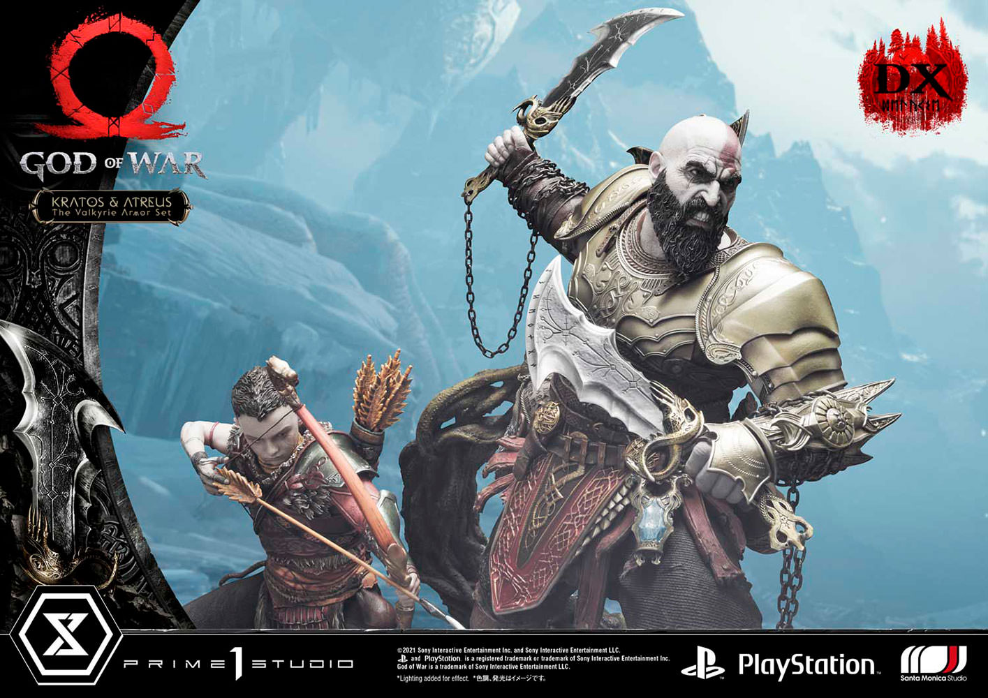 Kratos & Atreus (The Valkyrie Armor Set) Deluxe Version