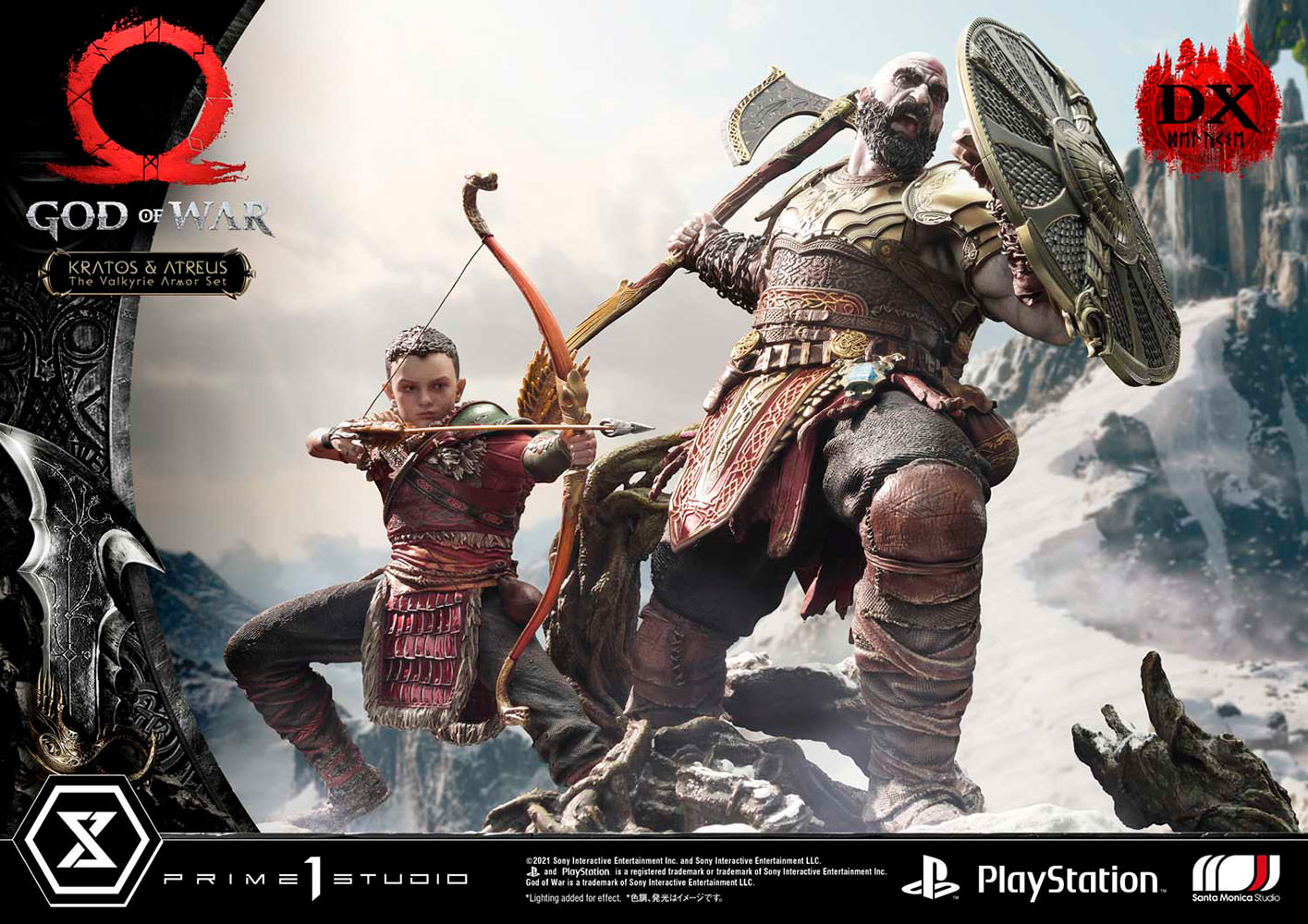 Kratos & Atreus (The Valkyrie Armor Set) Deluxe Version