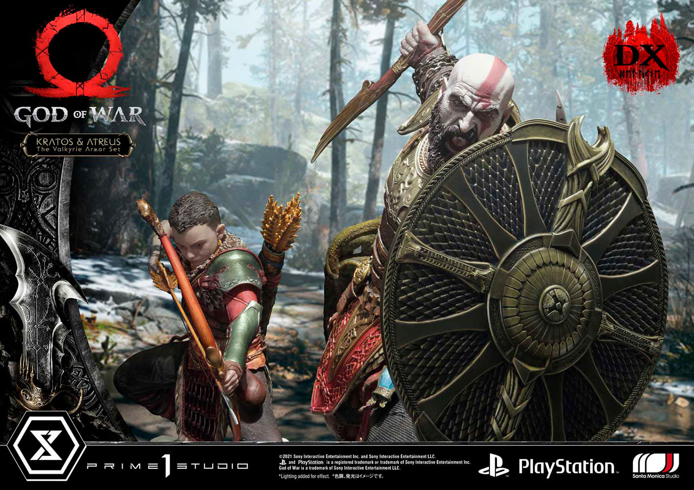 Kratos & Atreus (The Valkyrie Armor Set) Deluxe Version