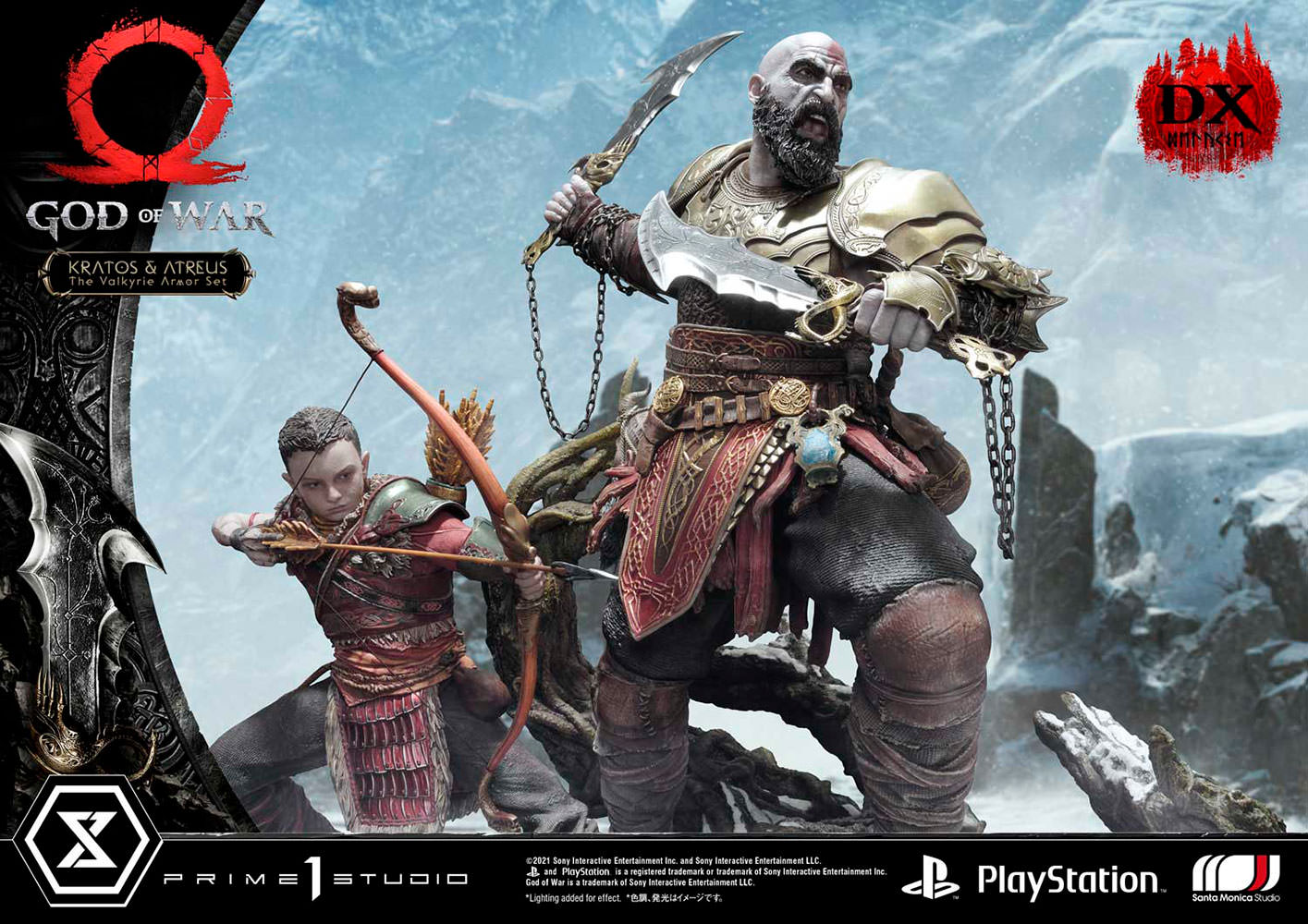 Kratos & Atreus (The Valkyrie Armor Set) Deluxe Version