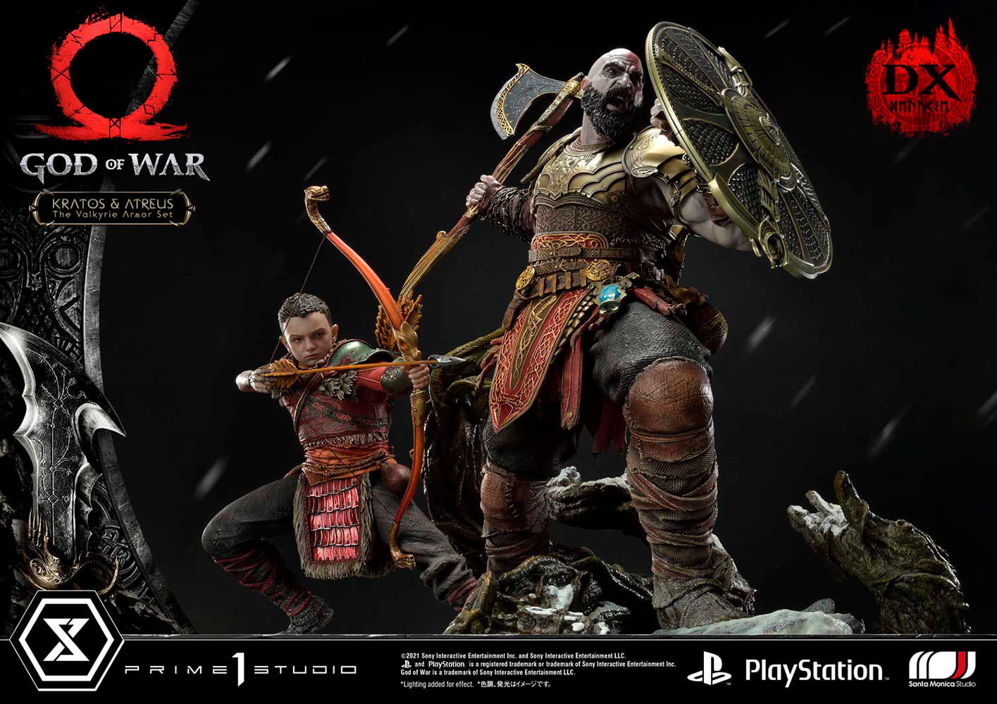Kratos & Atreus (The Valkyrie Armor Set) Deluxe Version