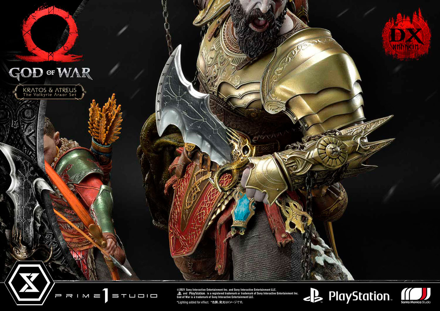 Kratos & Atreus (The Valkyrie Armor Set) Deluxe Version