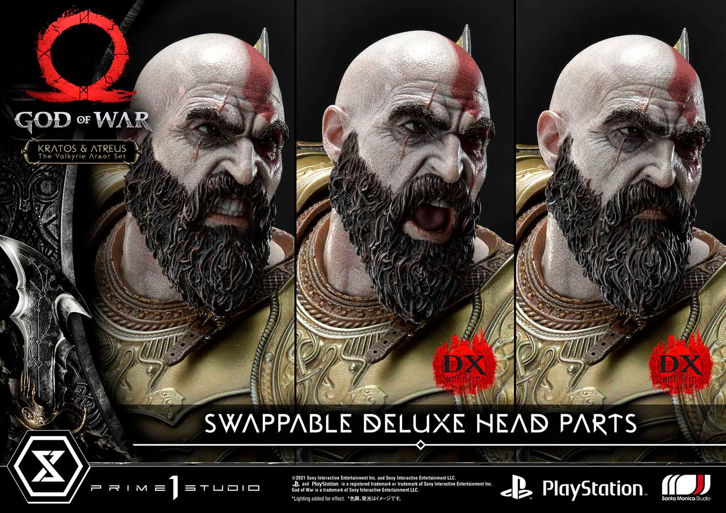 Kratos & Atreus (The Valkyrie Armor Set) Deluxe Version- Prototype Shown