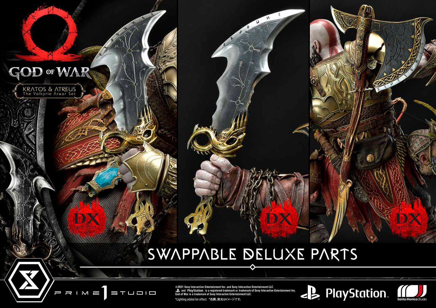Kratos & Atreus (The Valkyrie Armor Set) Deluxe Version- Prototype Shown