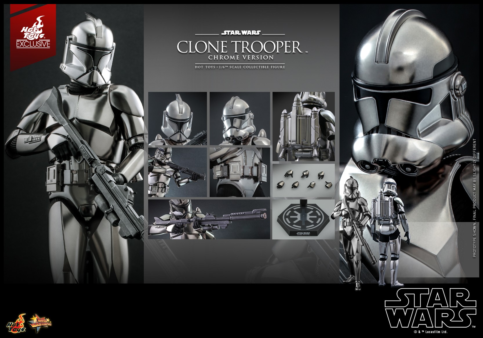 Clone Trooper (Chrome Version)
