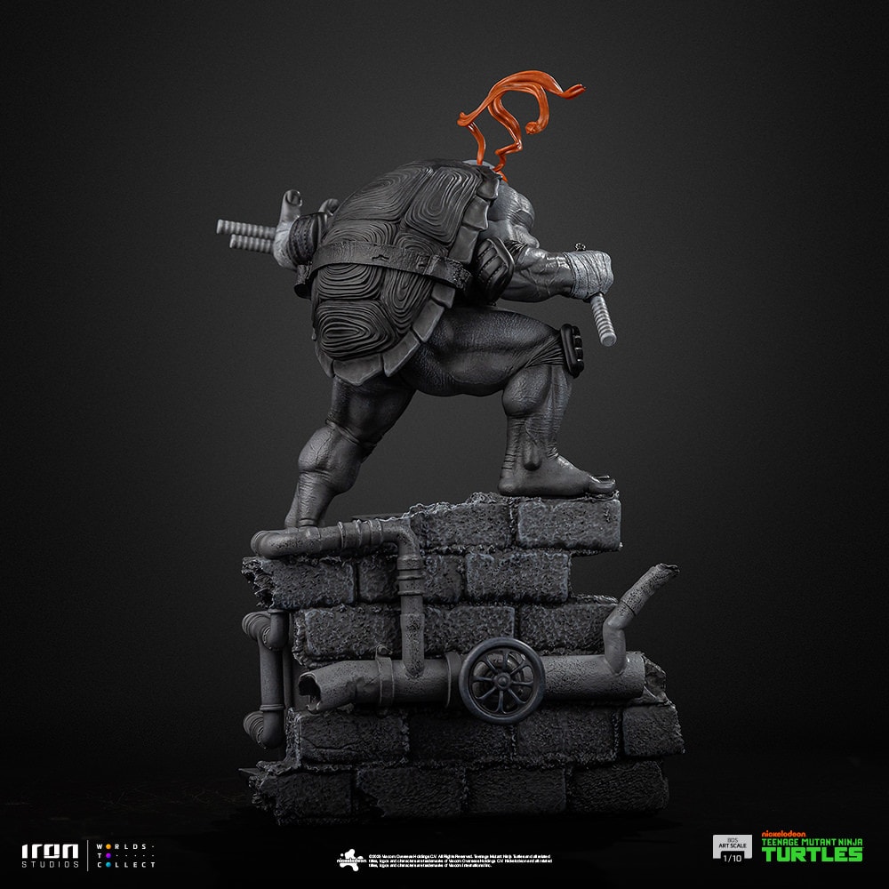 Teenage Mutant Ninja Turtles Michelangelo (Grayscale) 1:10 Scale Statue  Exclusive Edition (Prototype Shown) View 12