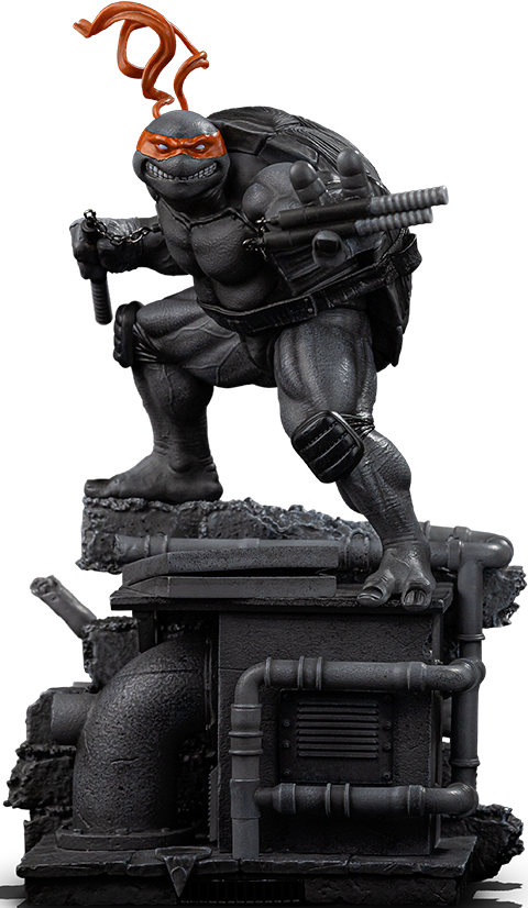 Teenage Mutant Ninja Turtles Michelangelo (Grayscale) 1:10 Scale Statue  Exclusive Edition (Prototype Shown) View 13
