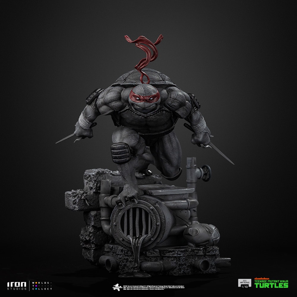 Raphael (Grayscale) Exclusive 1:10 Art Scale Statue by Iron