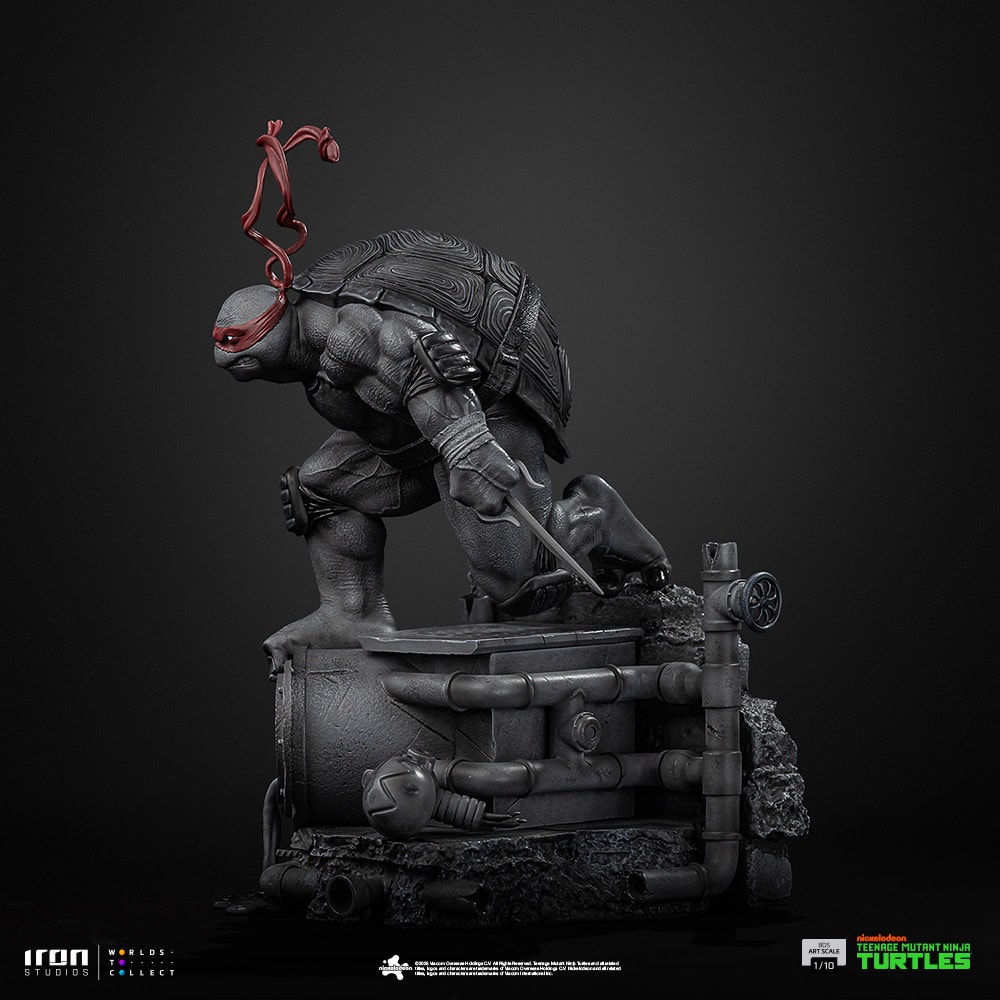 Raphael (Grayscale) Exclusive 1:10 Art Scale Statue by Iron