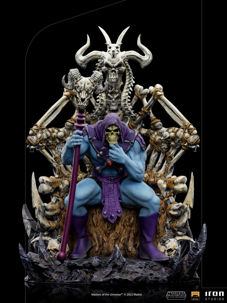 Skeletor on Throne Deluxe- Prototype Shown
