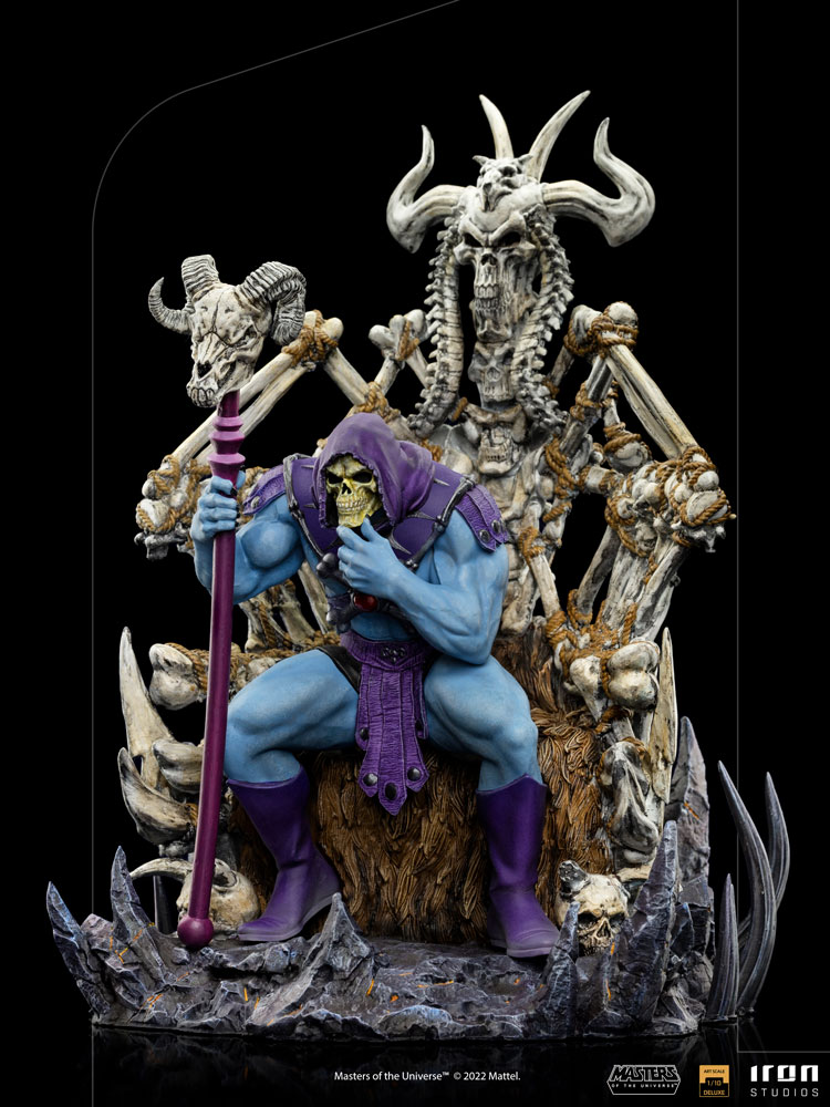 Skeletor on Throne Deluxe- Prototype Shown