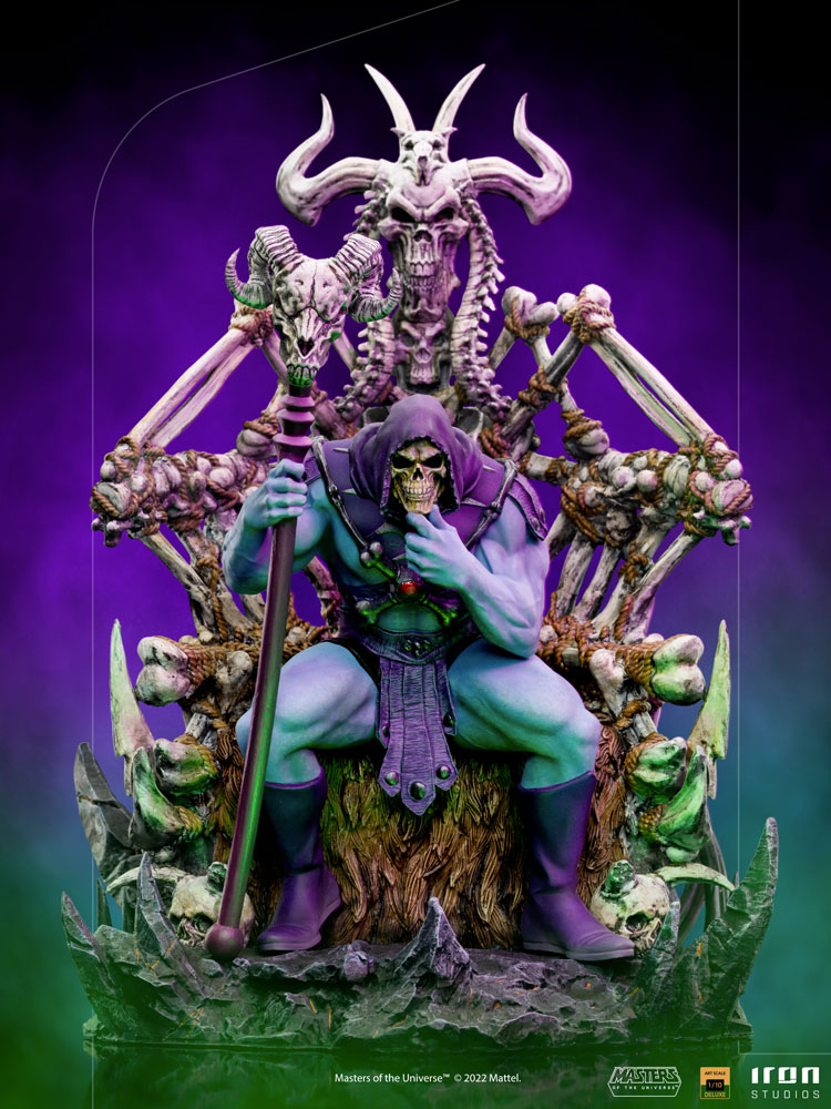 Skeletor on Throne Deluxe- Prototype Shown