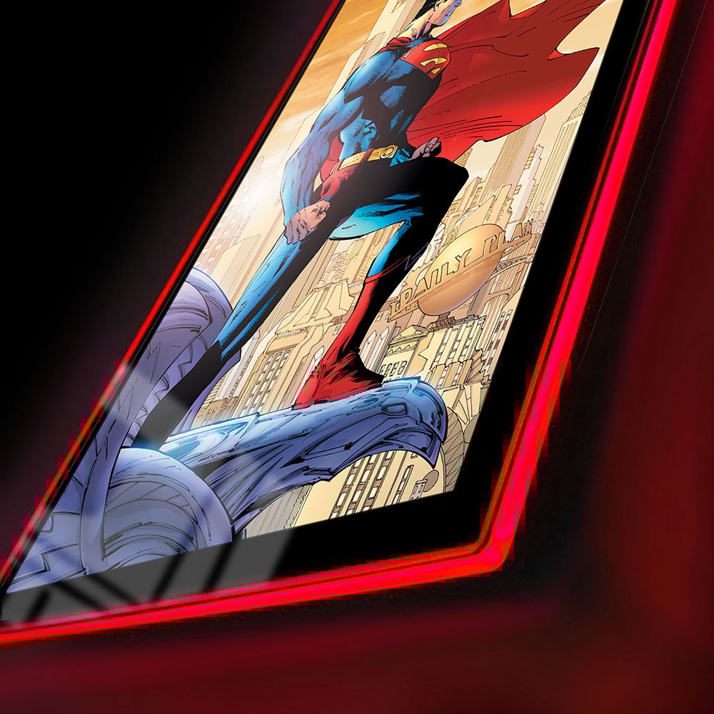 Superman #204 LED Jim Lee Cover Variant (Large Exclusive Edition - Prototype Shown