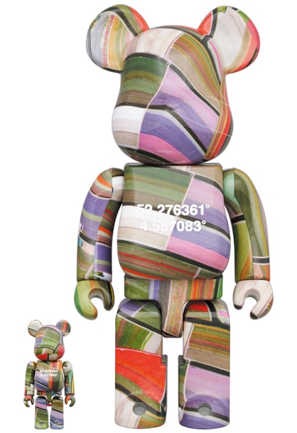 Be@rbrick Benjamin Grant Overview Lisse 100% and 400% (Prototype Shown) View 1