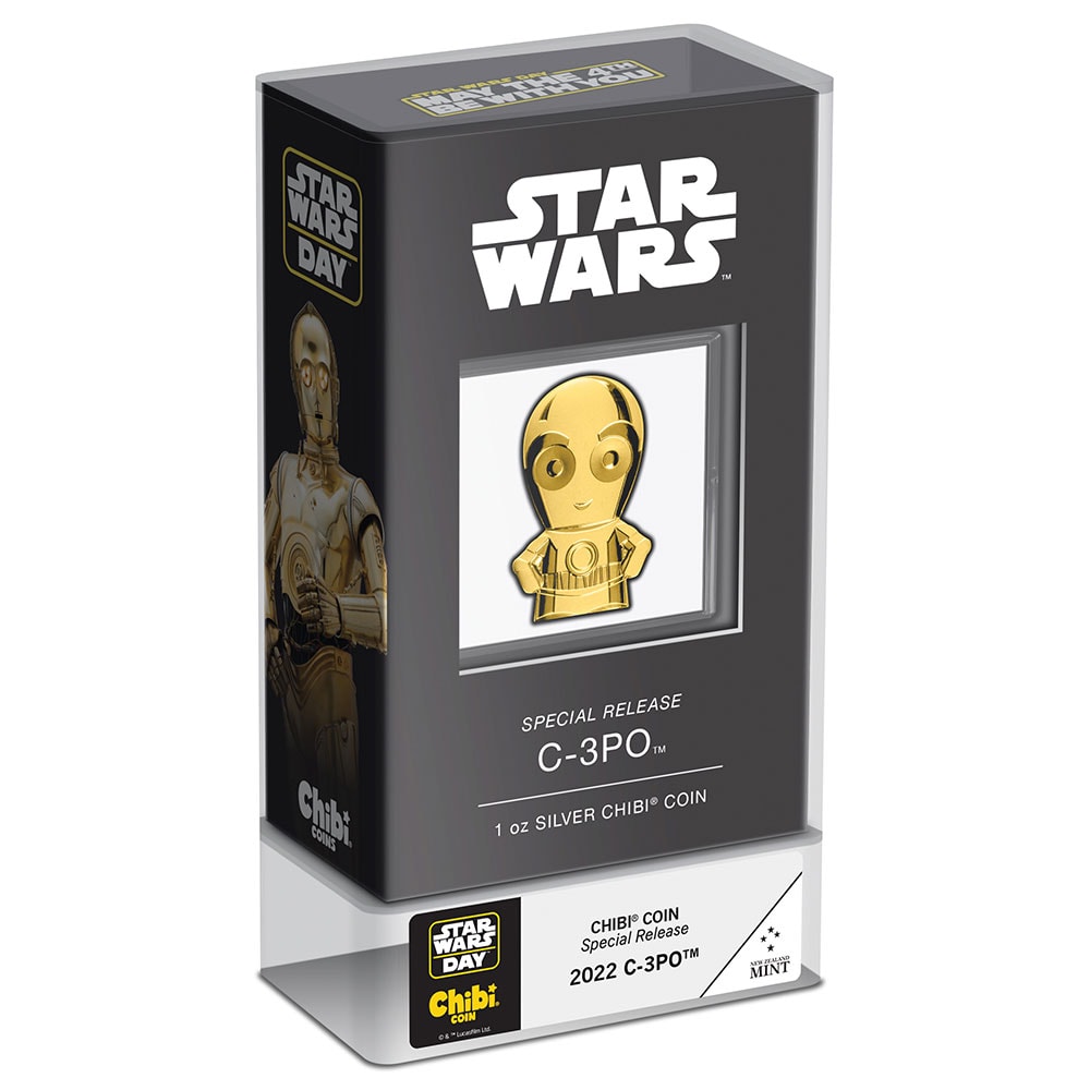 【在庫有】 Zealand New by Coin Silver 1oz C-3PO Mint Sideshow | アクセサリー
