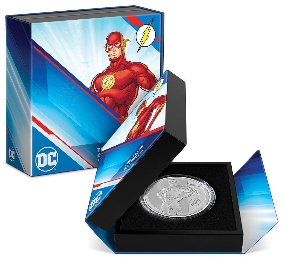 The Flash 1oz Silver Coin (Prototype Shown) View 6