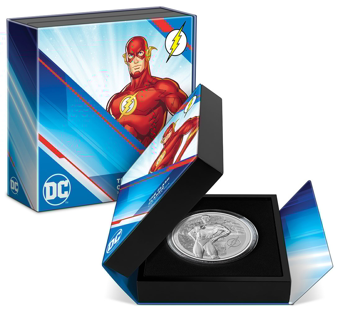 The Flash 3oz Silver Coin- Prototype Shown