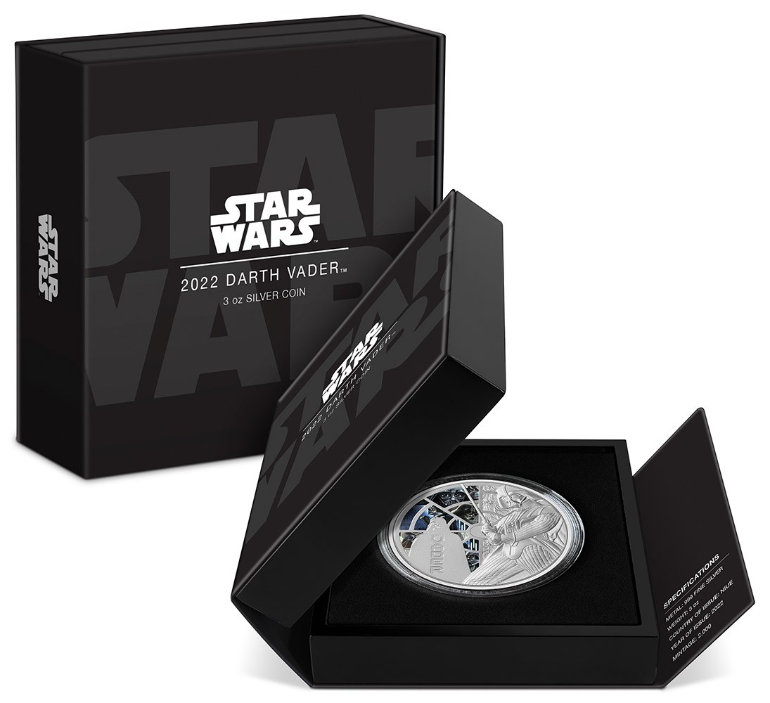 Darth Vader 3oz Silver Coin- Prototype Shown