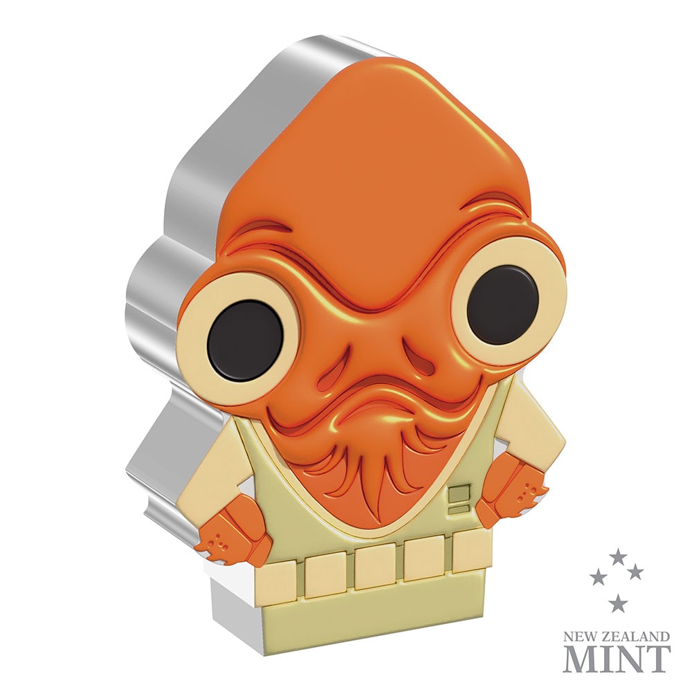 Admiral Ackbar 1oz Silver Coin- Prototype Shown