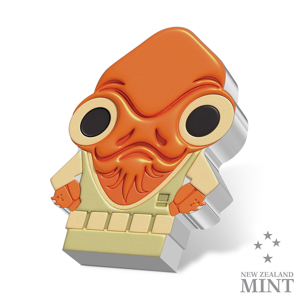 Admiral Ackbar 1oz Silver Coin- Prototype Shown
