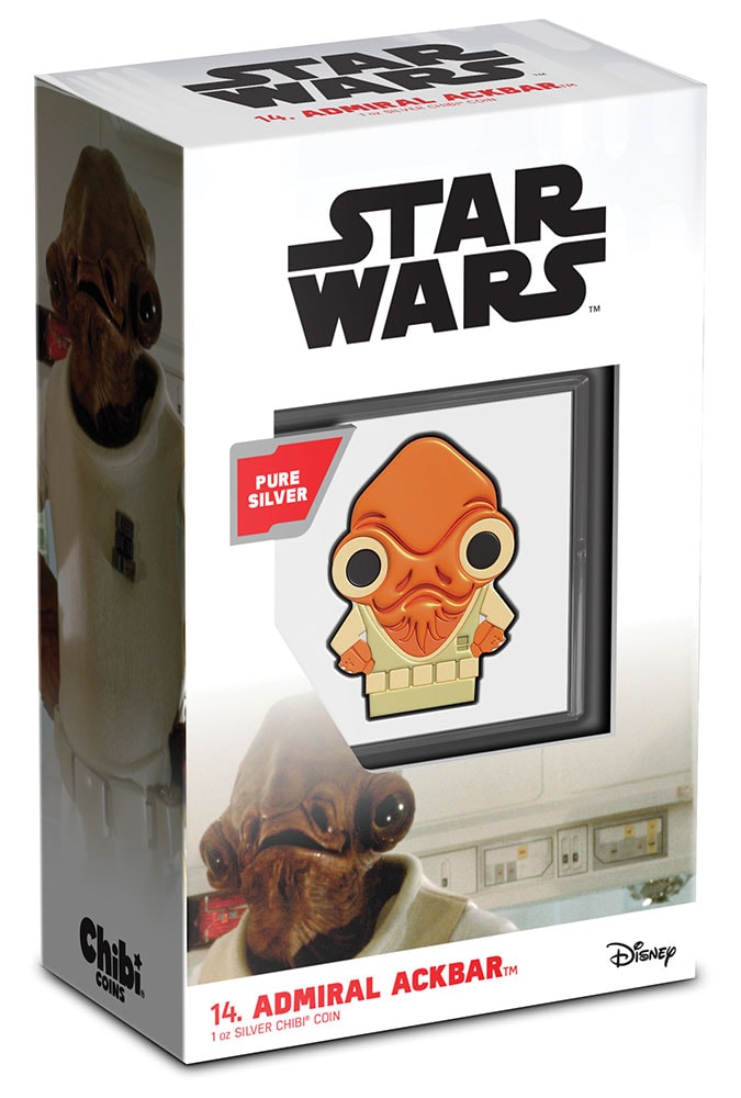Admiral Ackbar 1oz Silver Coin- Prototype Shown