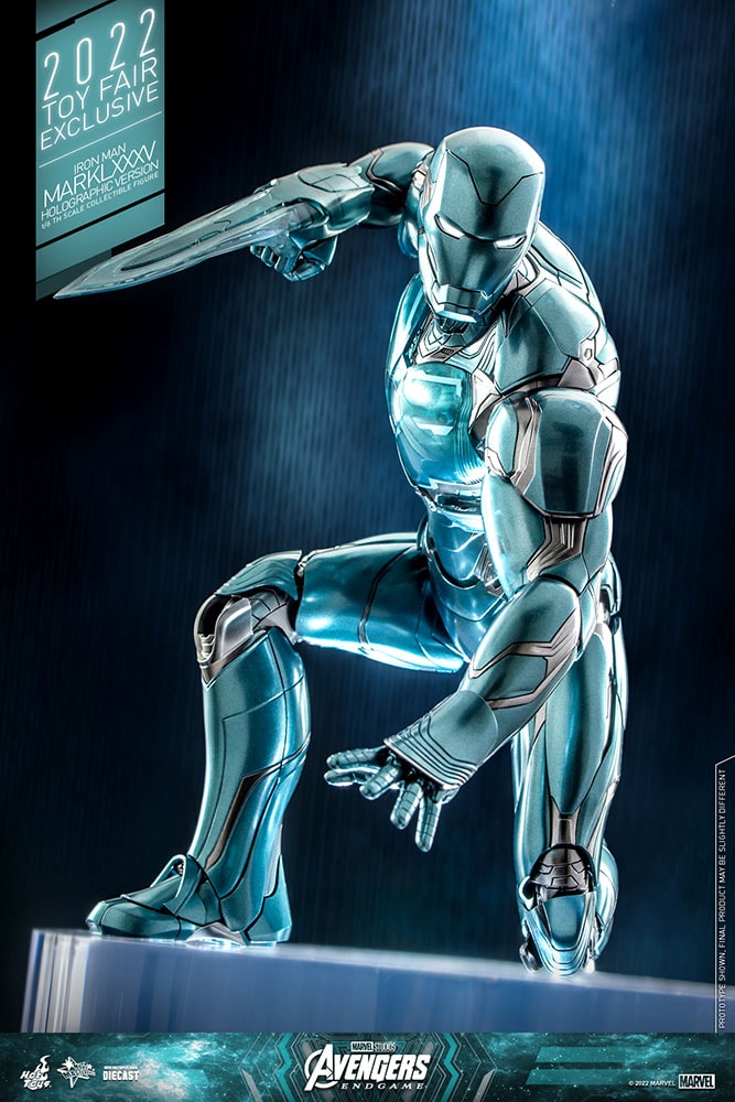 Iron Man Mark LXXXV Holographic Version Sixth Scale Figure by
