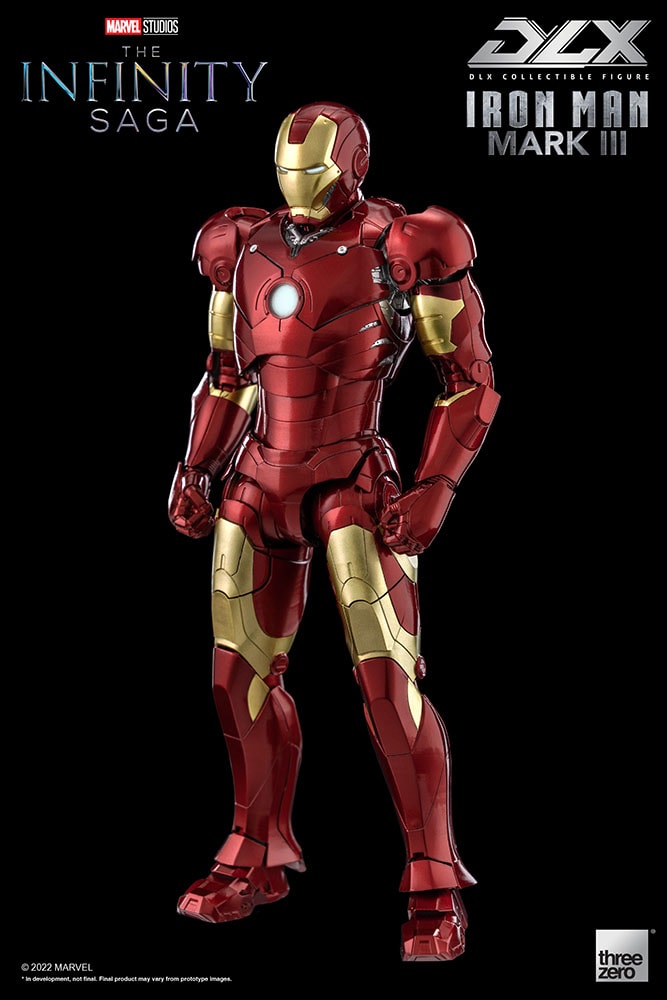 MARVEL - Iron Man Mark 3 DLX AF Infinity Saga - Figurine 17.5cm :  : Figurine Threezero Marvel