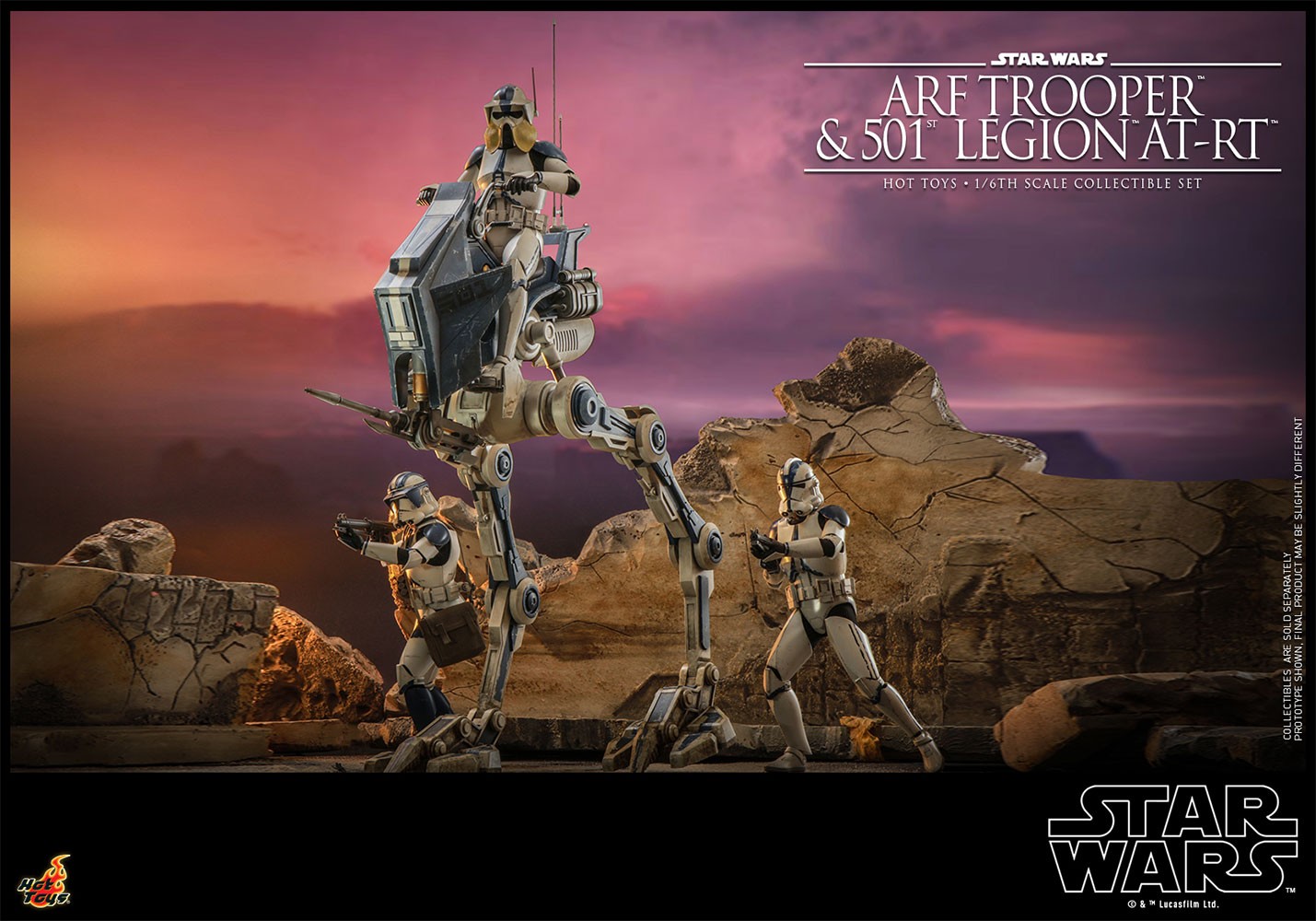 ARF Trooper and 501st Legion AT-RT