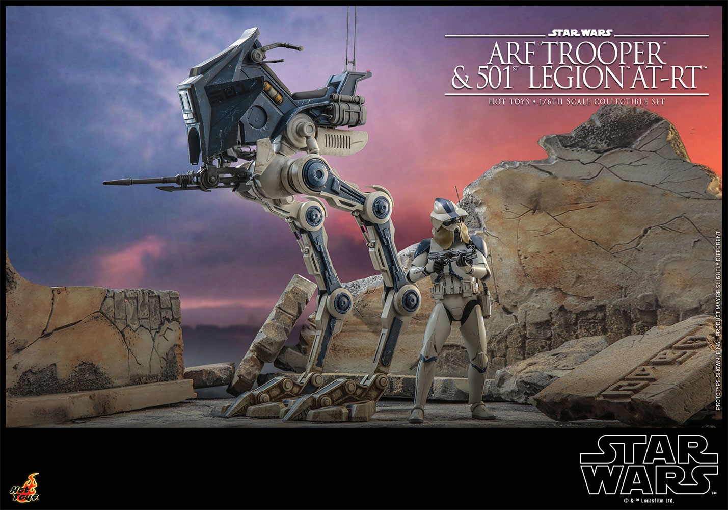 ARF Trooper and 501st Legion AT-RT