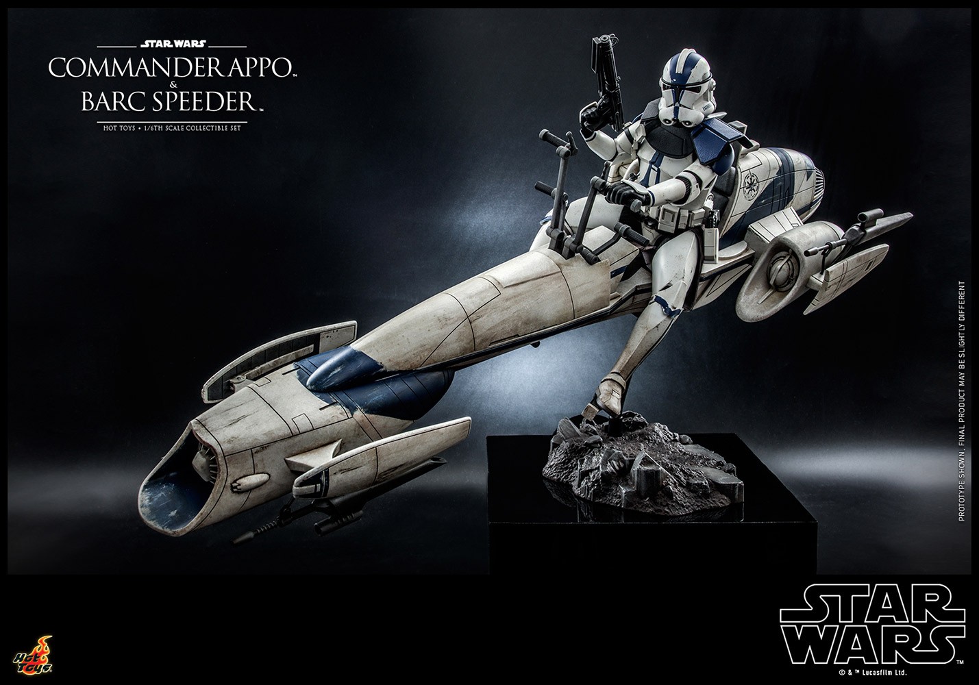Commander Appo with BARC Speeder- Prototype Shown