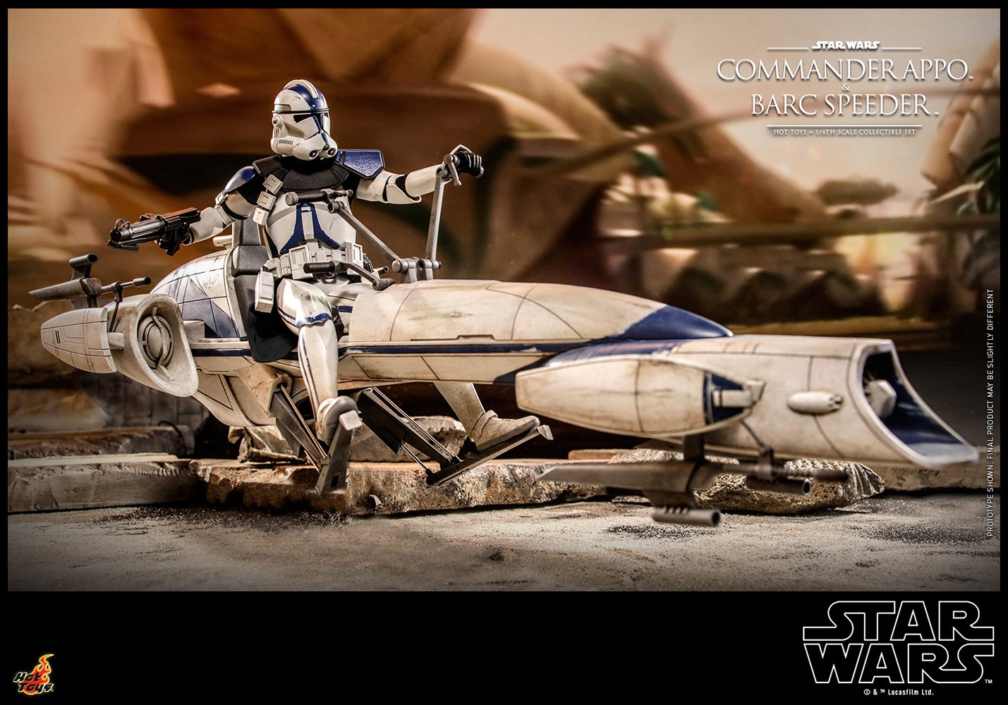 Commander Appo with BARC Speeder