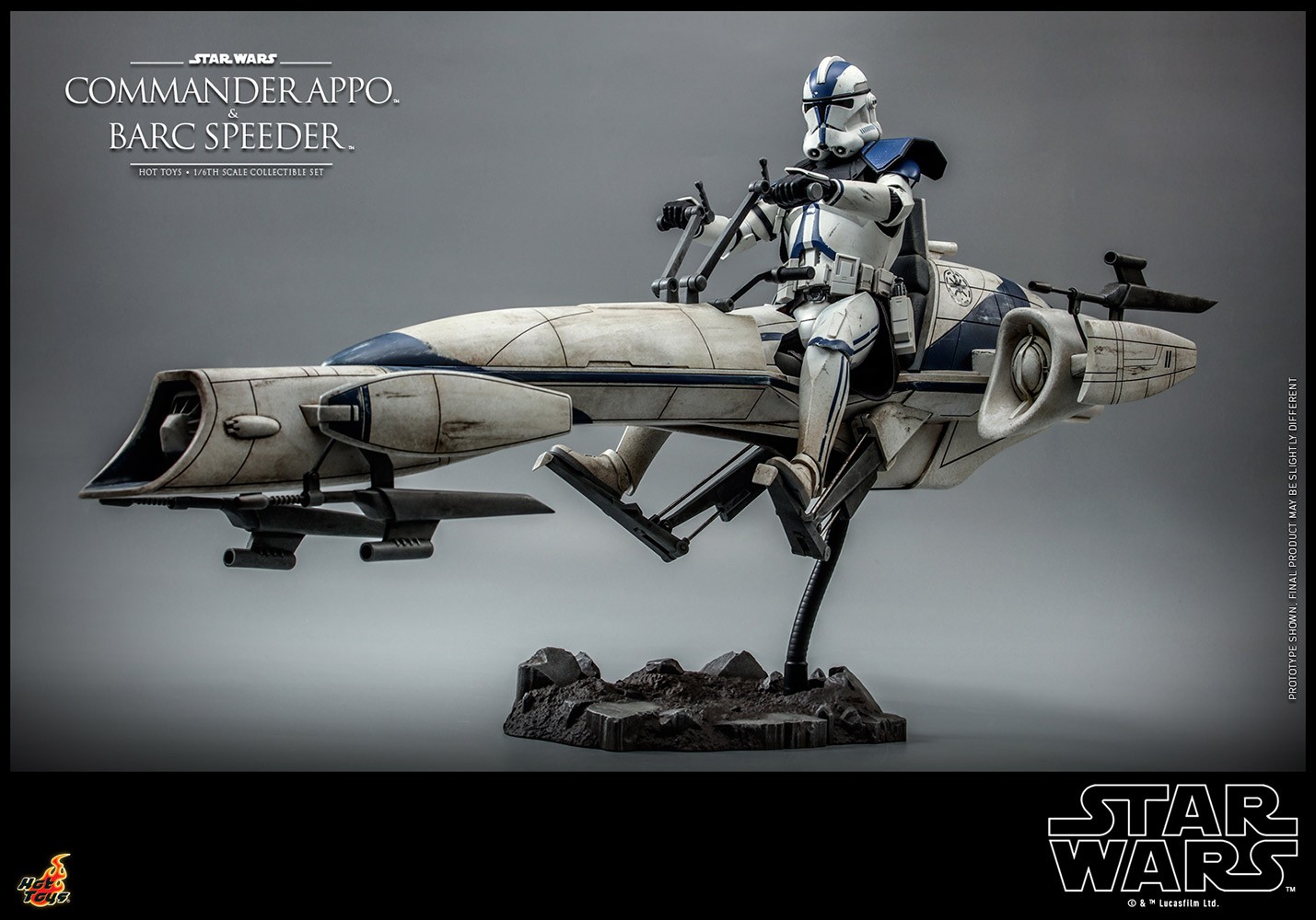 Commander Appo with BARC Speeder