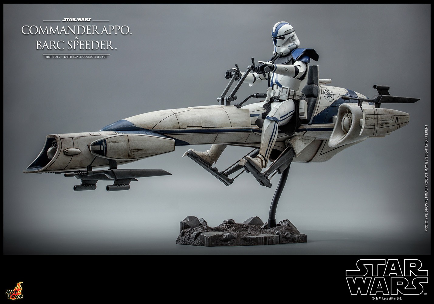 Commander Appo with BARC Speeder