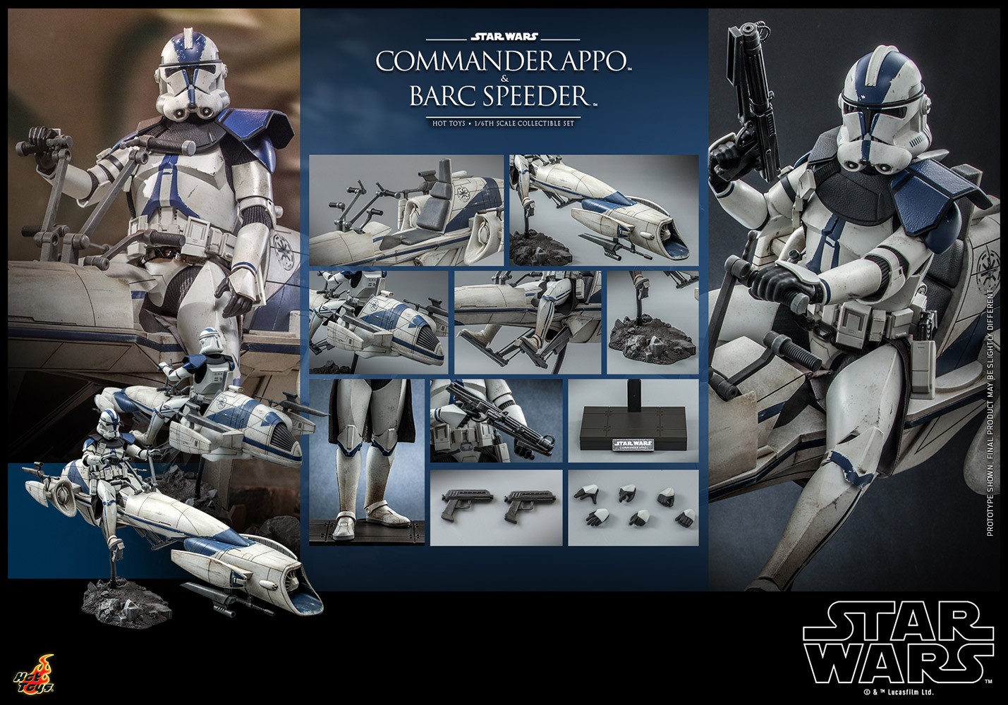 Commander Appo with BARC Speeder