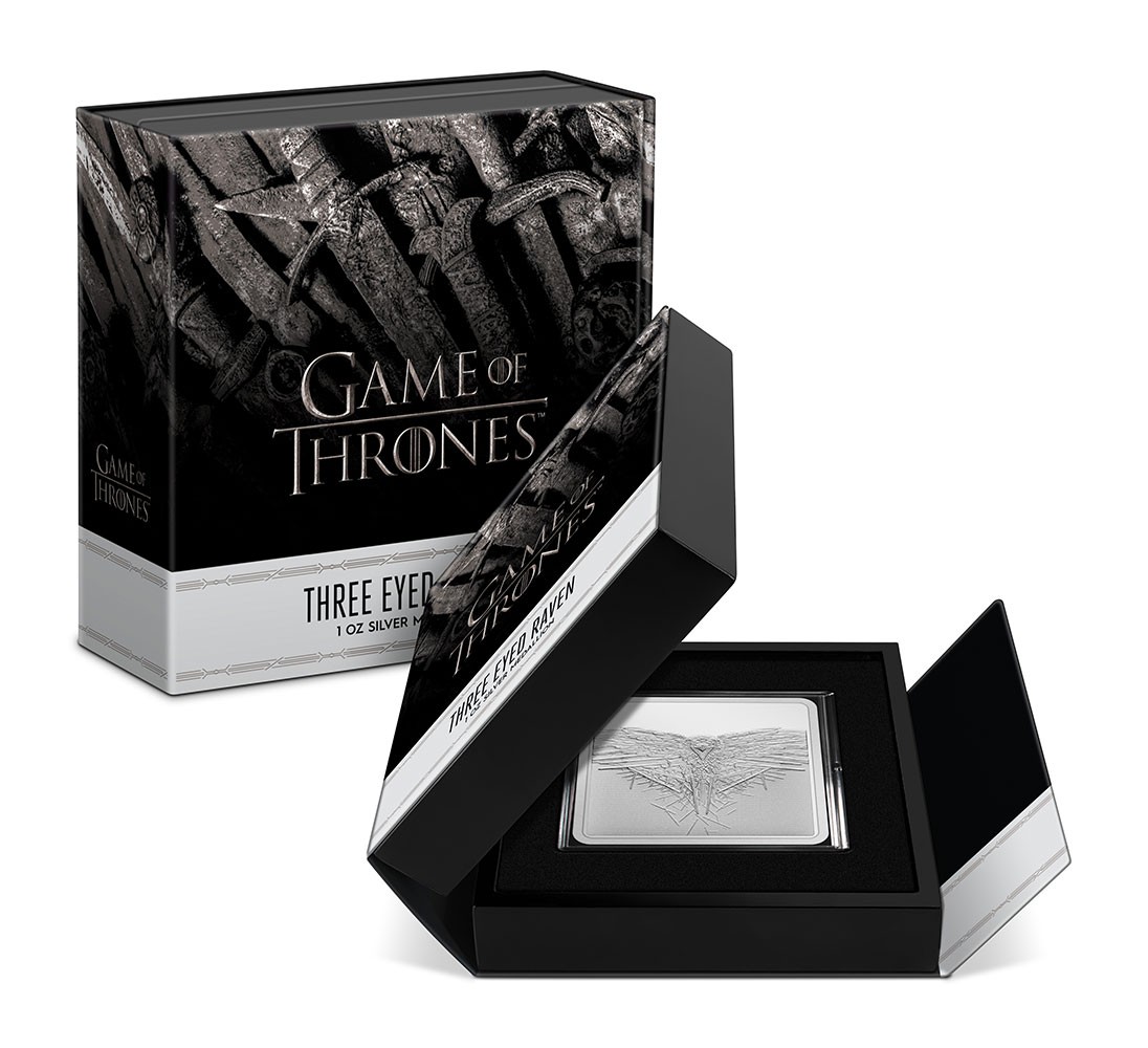 Three Eyed Raven 1oz Silver Medallion