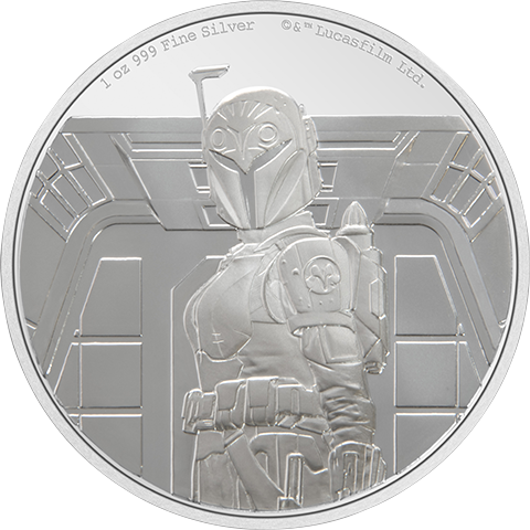 Bo-Katan Kryze 1oz Silver Coin