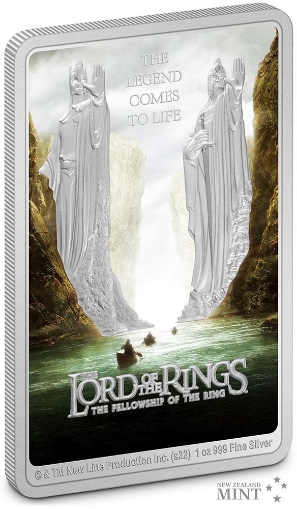 The Lord of the Rings: The Fellowship of the Ring Movie Poster 1oz Silver Coin- Prototype Shown