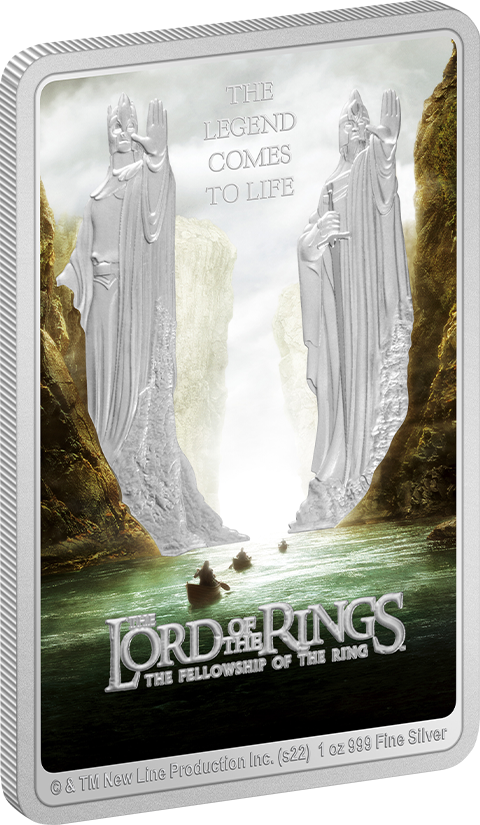 The Lord of the Rings: The Fellowship of the Ring Movie Poster 1oz Silver Coin- Prototype Shown