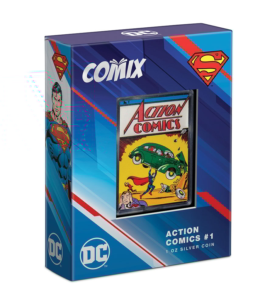 Action Comics #1 1oz Silver Coin- Prototype Shown